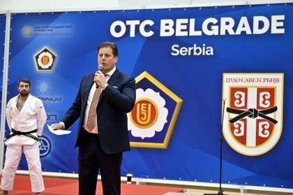 Стојан Вујко потпредседник Џудо савеза Србије свечано отворио ОТЦ у Београду