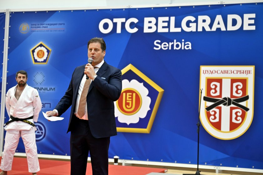 Стојан Вујко потпредседник Џудо савеза Србије свечано отворио ОТЦ у Београду
