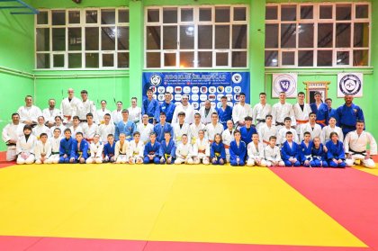 Иван Тодоров потпредседник ЕЏУ посетио џудисте Железничара