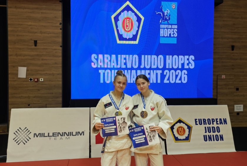 Емилија Шаровић златна, Софија Станковић бронзана  на Европском купу за младе наде у Сарајеву