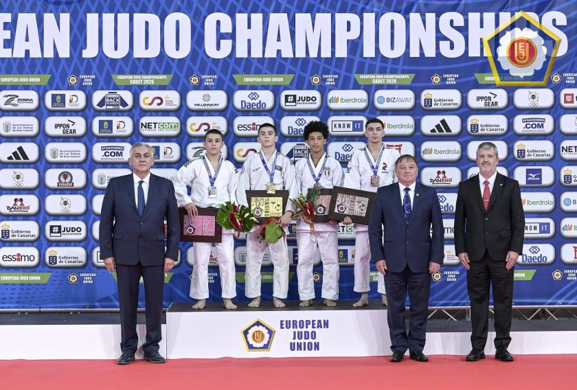 Иван Тодоров потпредседник ЕЏУ уручио медаље на Европском Millennium Team  првенству  за кадете у Шпанији