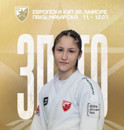 Мина Гачић шампион Европског купа за јуниоре у Пакшу