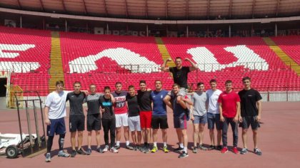 Звездини првотимци почели са тренинзима на стадиону Рајко Митић